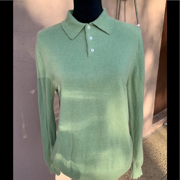 Grant Thomas Sweaters - Cashmere 100% soft green sweater